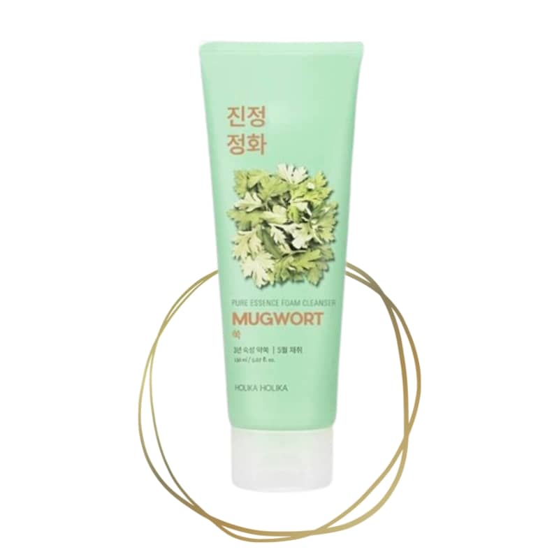 Limpiador marca Holika Holika Espuma Pure Essence Artemisa